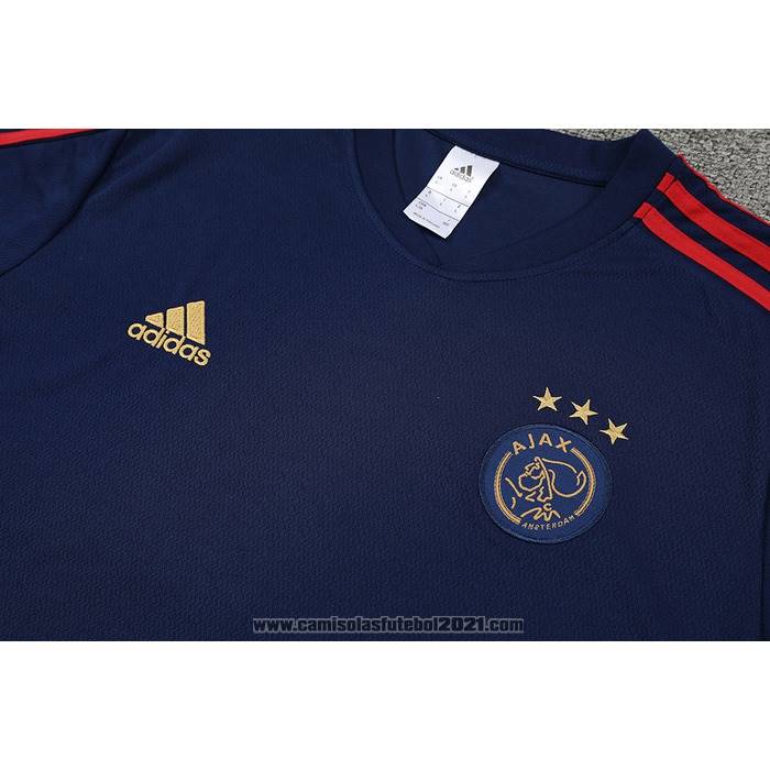 Fato de Treino Ajax Manga Curta 2022-2023 Azul - Calcas Curta